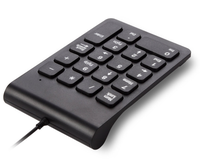 2026 Dropshipping Mini Wired Numeric Keypad Numpad 18 Tombol Keyboard Digital untuk Akuntansi Teller Laptop Notebook Tablet
