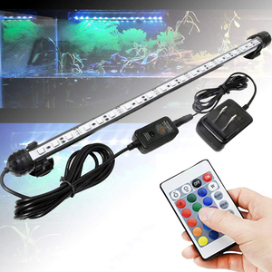 SMD 5050 RGB télécommande <span class=keywords><strong>LED</strong></span> lumière d'<span class=keywords><strong>aquarium</strong></span> 110v 220v IP68 étanche <span class=keywords><strong>Tube</strong></span> en verre sous-marin 2W 5W 9W 15W - Product Image 1