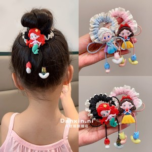 Barrettes à cheveux de princesse de dessins animés préférées des enfants, mignonnes, pour <span class=keywords><strong>chignon</strong></span>, <span class=keywords><strong>avec</strong></span> nœud et emballage personnalisé en carton - Product Image 3