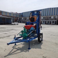 Vente directe usine de machines de forage de puits profonds 150m 100m, petites plateformes de forage de puits d'eau, machines de forage de sondages