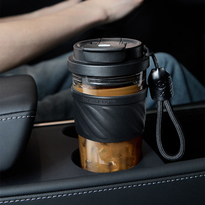 Glass <b>Double</b> Drink Cup Men's Car Water <b>Mug</b> for Tea Water Separation Ceramic Cups High Color - Product Image 5