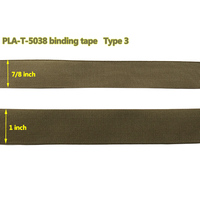 Fabricants Milspec 5038 Ruban de reliure en sangle de bord gros-grain Sangle de biais pliable Mil-W-5038 Mil-PRF-5038 Pia-t-5038 Ruban Mil Spec