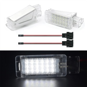 2 pz. Luci LED 12V 3W per interni auto, luci di benvenuto per sedili compatibili con Audi A2, A3, S3, A4, B5, B6, B7, B8, RS4, A5, S5, A6, S6, C5, C6, A7, A8, Q5, Q7, TT, TTS - Product Image 1