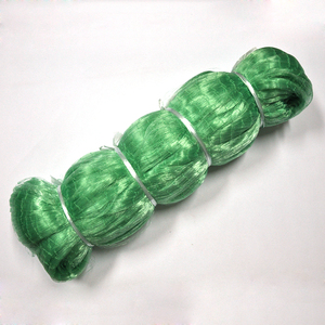 0.20mm 0.25mm <strong>Green</strong> High Quality Depthway Stretched Nylon Monofilament Double Knot Commercial Fishing <strong>Net</strong> - Product Image 1