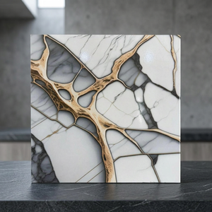 Azulejos de Cerámica Blancos de 30x30cm, Acabado Brillante, Vitrificados, Rectificados, para Cocina, Villa, Interior - Product Image 1