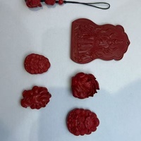 Collier artisanal en pierre de grès rouge cinabre, Bouddha Maitreya pour homme et femme, cadeaux pour enfants, musculation