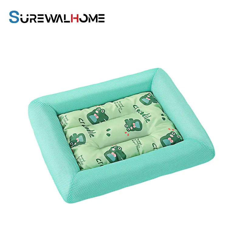 SUREWALHOME Tapete de gel não tóxico para animais de estimação, tapete durável auto-resfriado para cães e gatos, cama de fácil cuidado para cães e gatos, ideal para aquecer o verão