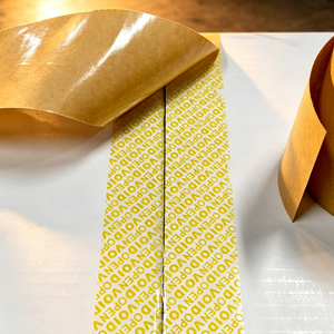 Eco Friendly Tamper Evident Kraft Paper <b>Tape</b> for E-commerce Packaging - Product Image 2