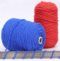 Fil fantaisie 100% acrylique 8 brins, teint en fil, cône de 400g pour pistolet de tufting, fabrication de tapis et de moquettes, tricot et couture