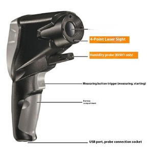 Testo T835-T1 Pro Digital Industrial IR Thermo Hi-Prec 600 Temp Gun IP66 ABS W/ ODM 1-Year Warranty | <b>Electronic</b> Instruments - Product Image 3
