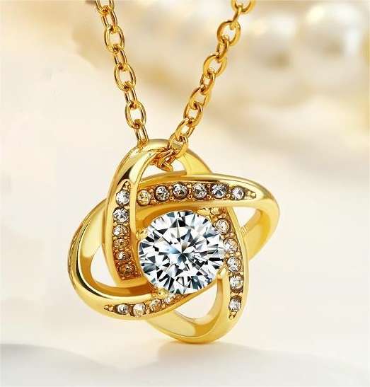 Stainless steel-Gold knot