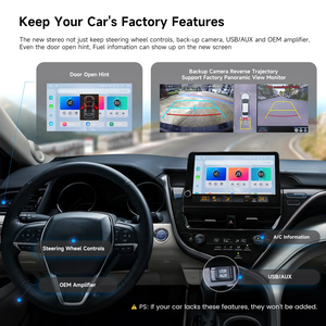 Unidad de cabeza estéreo multimedia del coche 10 pulgadas Android Radio 8 + 256G Carplay pantalla para Tacoma 2015-2023 - Product Image 5