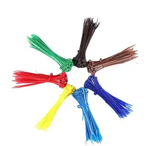 Manufacturer Wholesale Heavy Duty UV Resistant Self-locking Nylon PA6 Cable Ties Plastic Fastening Cable Ties Zip Ties