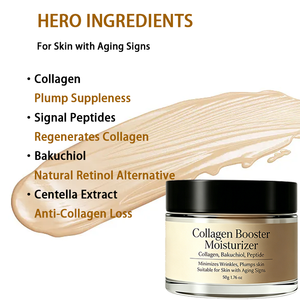 <span class=keywords><strong>Crema</strong></span> Facial Hidratante Reparadora Antiarrugas y Antienvejecimiento con Colágeno de Grado Clínico, Bakuchiol y Péptidos para el Cuidado de la Piel Madura - Product Image 2