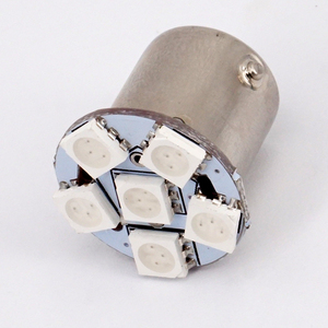 Nouveau 5630 6SMD Voiture <span class=keywords><strong>Clignotant</strong></span> Queue <span class=keywords><strong>Ampoule</strong></span> 1156 Prise Ambre Jaune Vif <span class=keywords><strong>Orange</strong></span> DRL Lampes P21W BA15S - Product Image 2
