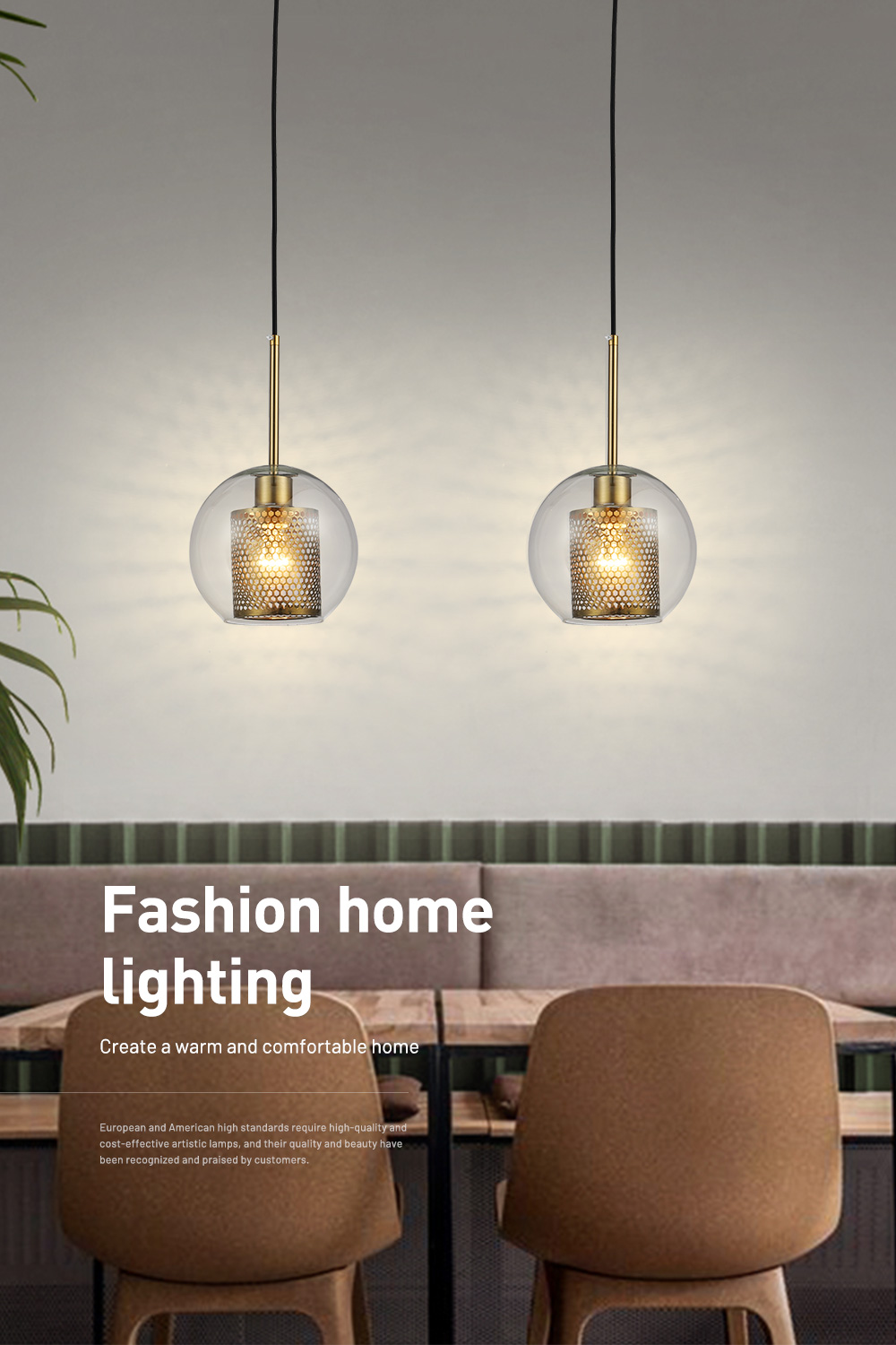 Nordic Circle Chandelier Kitchen Modern Lighting E27 Hanging Pendant Lamp Round Shade led Modern Glass Pendant Light