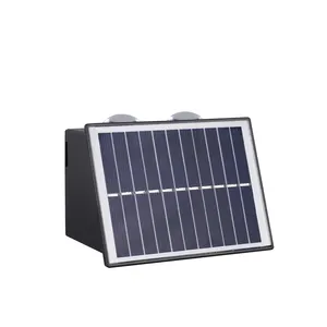 紧急运动传感器花园壁灯新型便携式太阳能户外太阳能电池供电4LEDS暖白色/rgb颜色