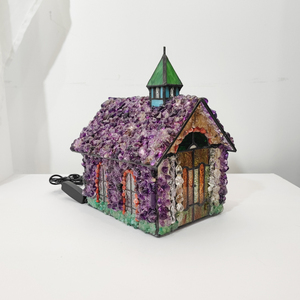 नीलम क्लस्टर क्रिस्टल शो टुकड़े <span class=keywords><strong>Showpieces</strong></span> घर की सजावट के लिए - Product Image 3