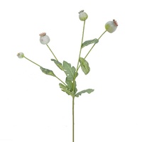 Groothandel 4 Vorken Natuurlijk Schuim Bessenbloem Tak Kunstmatige Papaver Fruit Voor Thuis Tafel Bruiloft Feest Decoratie