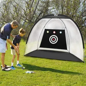 Jaring Latihan Golf 10 Kaki X 7 Kaki, Jaring Alat Bantu Latihan Pukulan Golf dengan Target Halaman Belakang Mengemudi, Jaring Latihan Golf