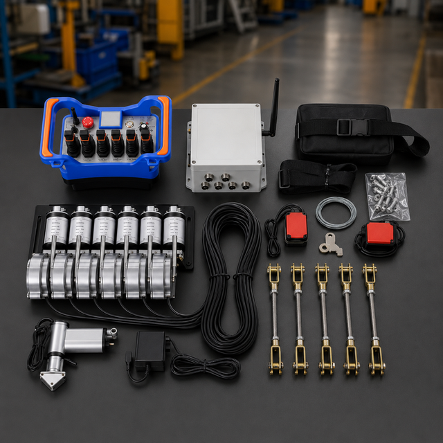 Industrial Wireless Remote Control for Truck Crane Proportional Hydraulic Valve Joystick Controller