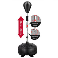 Sac de sable pour boxe en cuir, jeu de supports, sac de sport pour enfants, jeu de frappe réflexe en position libre