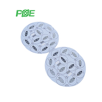 Circuit imprimé LED en aluminium personnalisé, assemblage de carte de circuit imprimé PCBA, base FR4, cuivre 1oz, épaisseur 1,6 mm, tailles optionnelles - Solution complète