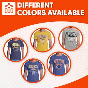 T-shirt à manches courtes pour homme, fan de sport de basket-ball | Brooklyn, Denver, Boston, Golden State, Chicago - Product Image 3