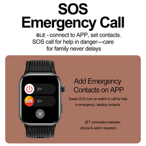 2026 신형 S191 에어 펌프 스마트워치 혈압 ECG 체온 건강 모니터 낙상 감지 피트니스 트래커 스마트워치 - Product Image 6