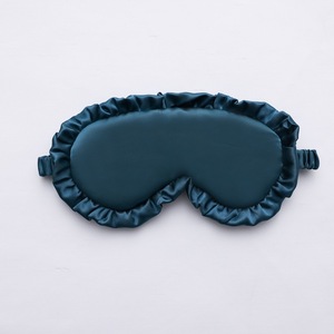 Benutzer definiertes Logo Schlafende Augen maske <span class=keywords><strong>Satin</strong></span> Silk <span class=keywords><strong>Eye</strong></span> <span class=keywords><strong>Mask</strong></span> Weiche verstellbare Schlaf <span class=keywords><strong>Eye</strong></span> shade Augen abdeckung für Reisen - Product Image 2