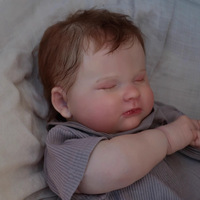 Poupée bébé réaliste de 50 cm, simulée, endormie, adorable nouveau-né, jouet pour enfants, cadeaux, accessoires de jeu d'imitation