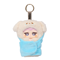 Miiloo the Snoozy Me Plus Boîte Mystère en Peluche, Poupée Bébé Douce et Moelleuse Endormie, Porte-clés, Accessoire de Sac Mignon de Dessin Animé, Jouet Décoratif et Cadeau