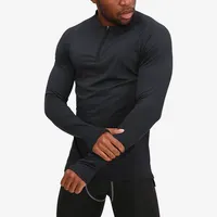कस्टम oem रिक्त tracksuits पुरुषों की खेल शर्ट स्वास्थ्य रनिंग टहलना एथलेटिक पहनने थोक