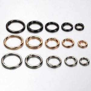 Mosquetón de resorte de latón macizo al por mayor, anillo de repuesto para llavero, gancho de seguridad, cadena para bolso, paracord ecológico - Product Image 3