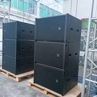 Altavoz Line Array de 3 Vías y 12 Pulgadas, Sistema PA de 800W Máx. y 1600W Pico para Escenarios y Eventos al Aire Libre
