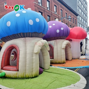 Sayok Free 3D Design Portable Oxford Tissu Gonflable Géant Maison Champignon Tente avec Souffleur D'air - Product Image 1