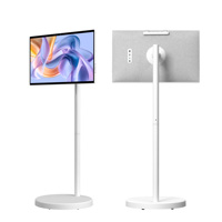 Monitor de TV Portátil de 27 Pulgadas con Batería, Android 15, Full HD LED, Pantalla Táctil para Exteriores con 1 Año de Garantía