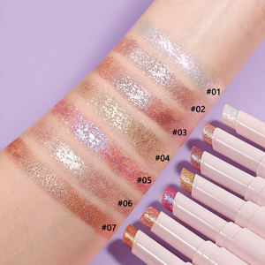 Jelly <span class=keywords><strong>Eyeshadow</strong></span> <span class=keywords><strong>Stick</strong></span> 7 colores crema impermeable Glow <span class=keywords><strong>Stick</strong></span> resaltador de larga duración Shimmer <span class=keywords><strong>Eyeshadow</strong></span> <span class=keywords><strong>Stick</strong></span> - Product Image 5