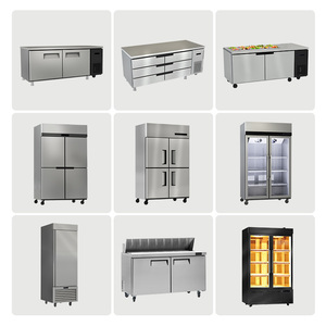 Commercial Kitchen Refrigeration Stainless Steel 4 Door Kitchen Upright Freezer for Hotel Kitchen - Product Image 6