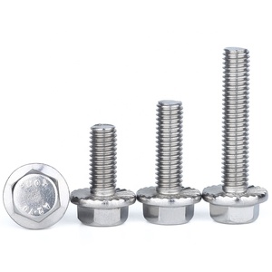 Pernos de Acero Inoxidable con Brida de 3/8'', M16 x 100, M10 x 125, Grado 316, M38, M26, Hexagonales, M8 x 2, M32, Pernos Hexagonales con Brida 5.8 - Product Image 5