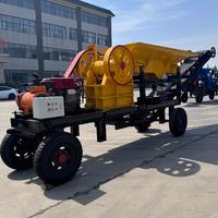 Trituradoras de Mandíbulas Móviles para Exportación a África, Especialmente Diseñadas para Triturar Granito y Minerales de Oro, Equipadas con Dispositivos de Transporte