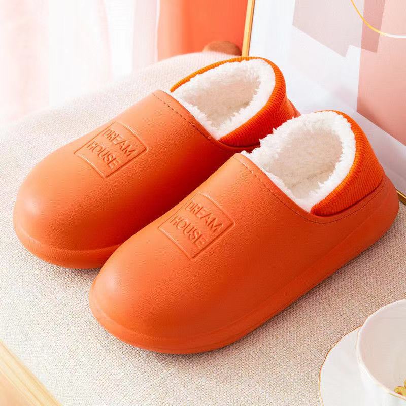 orange slippers sneakers