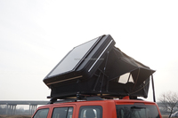 Tente de toit rigide hybride Remaco Overland à ouverture latérale en aluminium pour 4 personnes, structure Pro X robuste, pliable