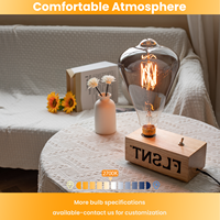 Ampoule LED décorative en verre AC110V-240V E26 E27 4W 7W 8W pour la décoration intérieure, livraison rapide, faible MOQ, populaire