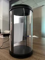 Cylindre HoloTube Holographique 3D Affichage Plug Play Mini Hologramme Portable Vitrine Transparente Hologrammes Interactifs 3D Holobox