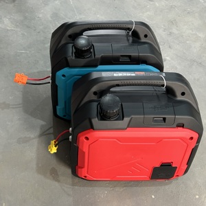 เครื่องกำเนิดไฟฟ้าเบนซินขนาดเล็ก 4 จังหวะ 220V สำหรับใช้ในบ้าน มินิ พกพาสำหรับตั้งแคมป์กลางแจ้ง รุ่น FDJ-04 สตาร์ทและหยุดอัตโนมัติ 200 ซีซี - Product Image 1