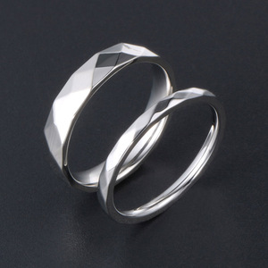 Geometric Fashion <b>Ring</b> Steel Gold For Women's Index And Pinky Fingers Titanium Steel Couple <b>Rings</b> In Stock SA473 - Product Image 4