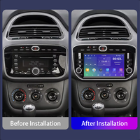 Autoradio Android 2Din pour Fiat Linea Punto EVO 2012-2015 Lecteur multimédia 7 pouces Carplay Stéréo Autoradio Navigation GPS