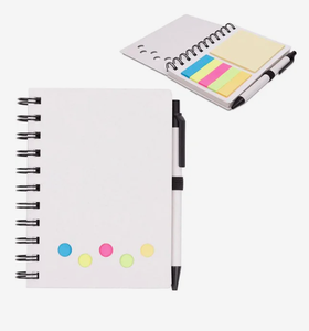 Cuaderno Ecológico con Diseño de Cartón de Leche, Personalizado con Logotipo, con Notas Adhesivas y Bolígrafo, Regalo Promocional, Venta al Por Mayor - Product Image 1