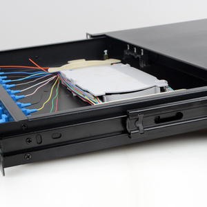 1U Panel de conexión de fibra óptica SC/APC Cajón óptico Modelo único LC Servidor de montaje en <span class=keywords><strong>rack</strong></span> Fibra ODF para red FTTH GSM Tiroir Optique - Product Image 5